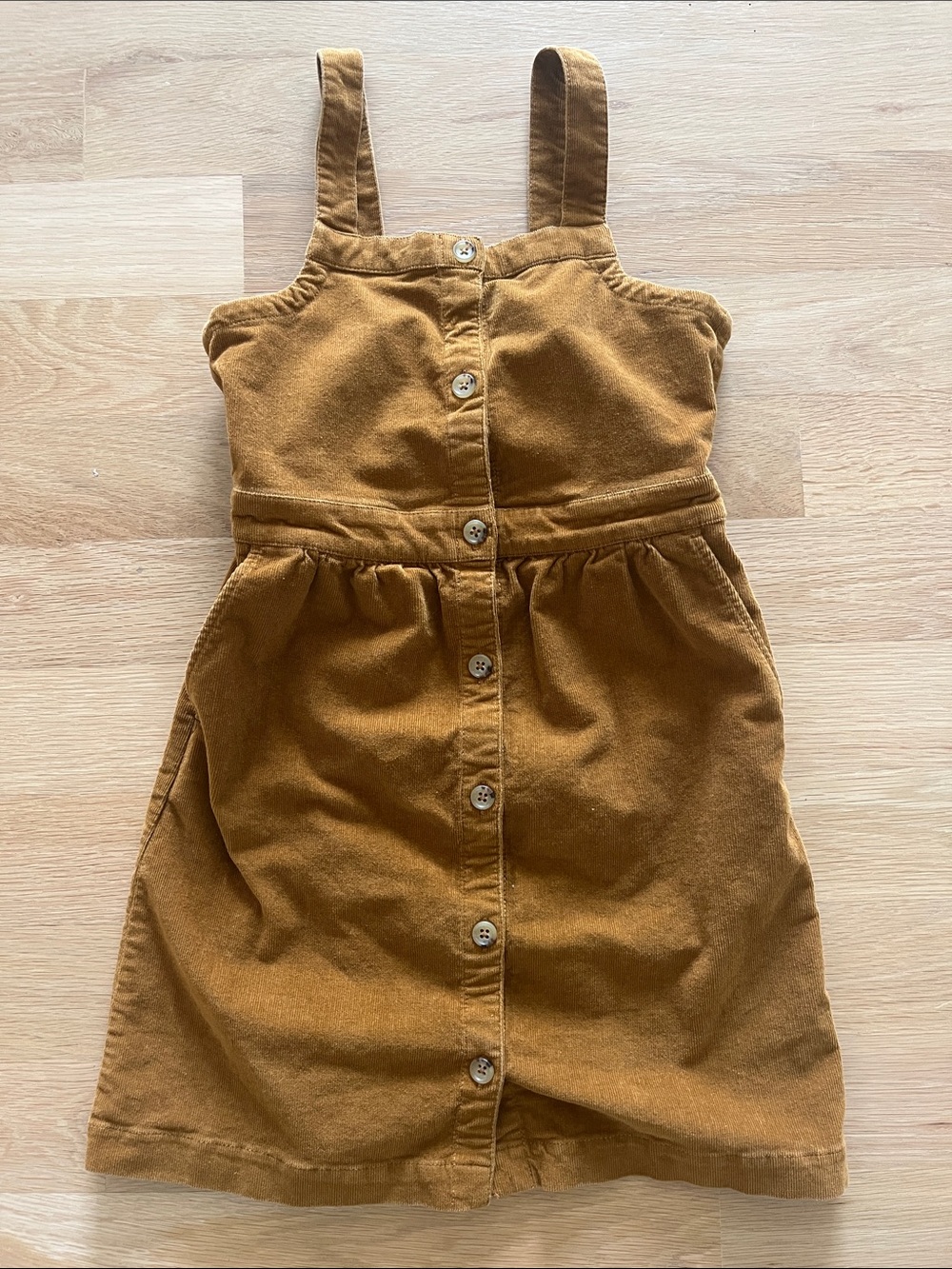 J. Crew Factory Girls Corduroy Button-Front Dress
